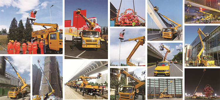 XCMG new 17m telescopic aerial work truck XGS5041JGKJ6 bucket truck aerial working platform price